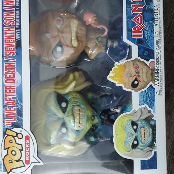 Pop Rocks - IRON MAIDEN Funko Glow in the Dark - 4 Pack AE Exclusive- ED… - Picture 7 of 8